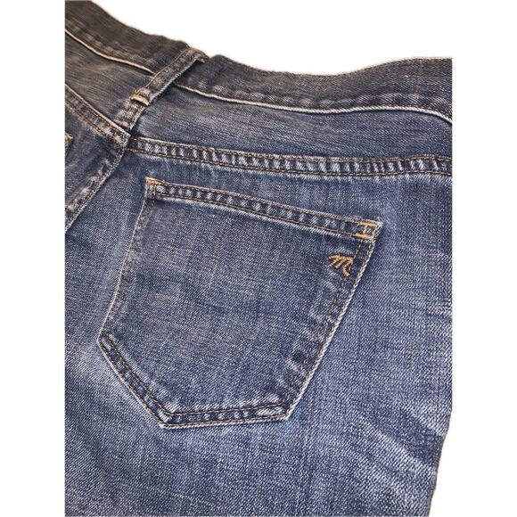 Madewell Perfect Vintage Cut Off Denim Jean Shorts Mid Rise Medium Wash 27 - Picture 6 of 8